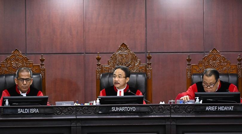 MK: Bawaslu Tidak Terbukti Abaikan Dugaan Pelanggaran Pemilu Prabowo-Gibran