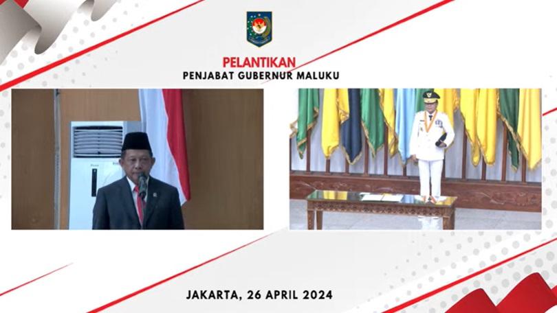 Lantik PJ Gubernur Maluku, Tito: Awasi Pilkada Serentak